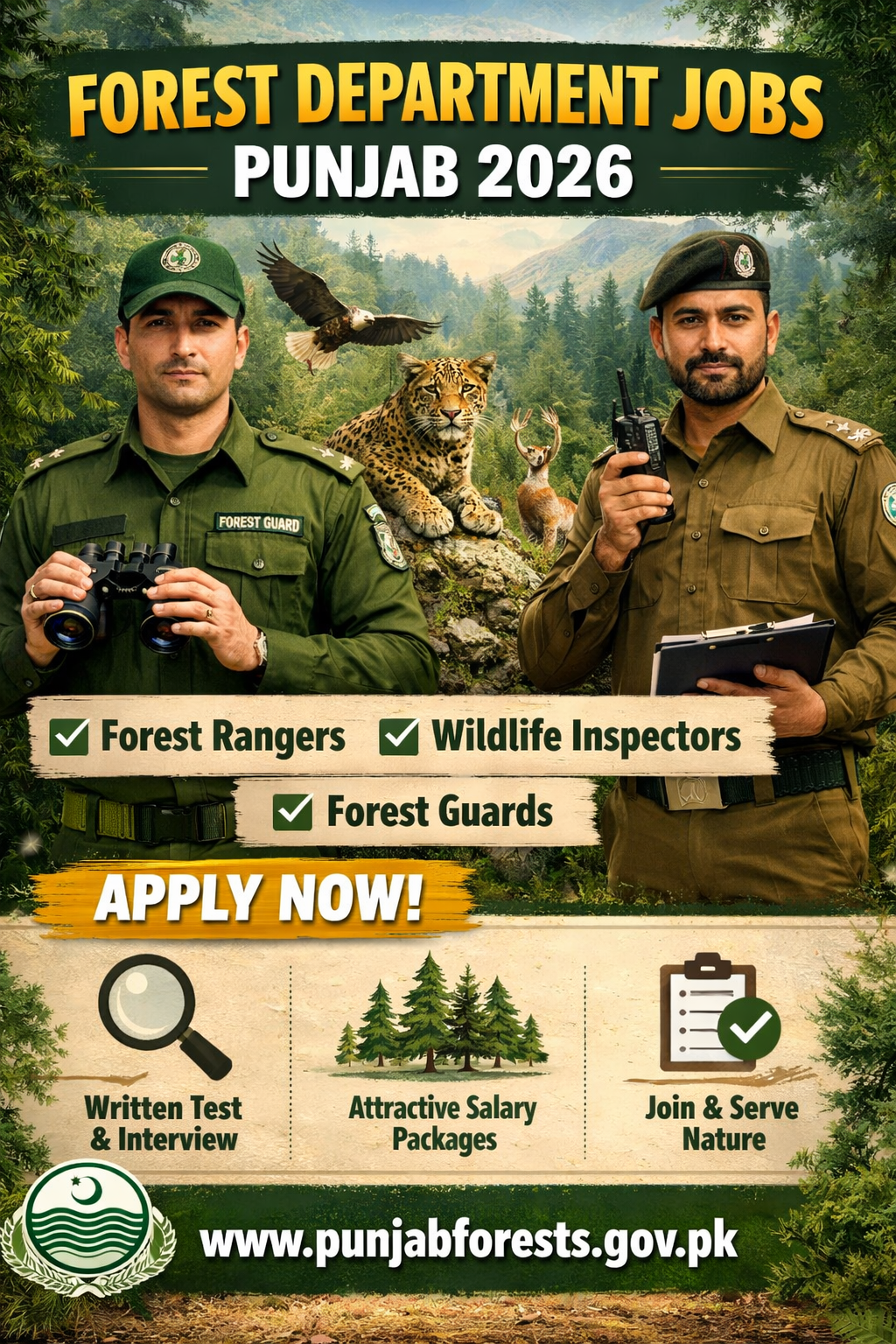 Forest Department Jobs Punjab 2026 Latest opportunity