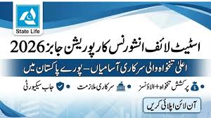 State Life Insurance Corporation of Pakistan Jobs 2026 Latest Career Opportunities