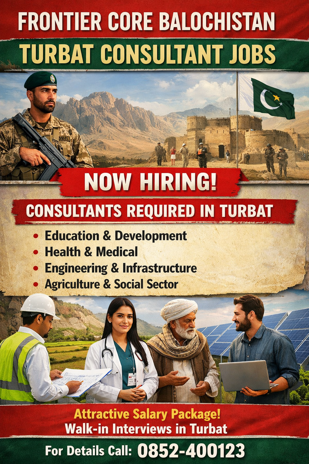 Frontier Core Balochistan Turbat Consultant Jobs 2026 Latest opportunity