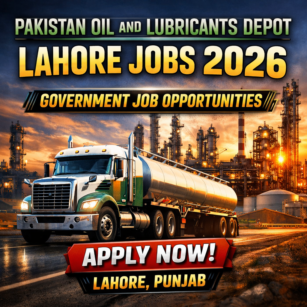 Pakistan Oil and Lubricants Depot Lahore Jobs 2026 – Latest opportunity