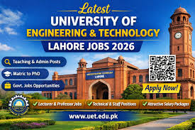UET Jobs 2026 – Latest opportunity
