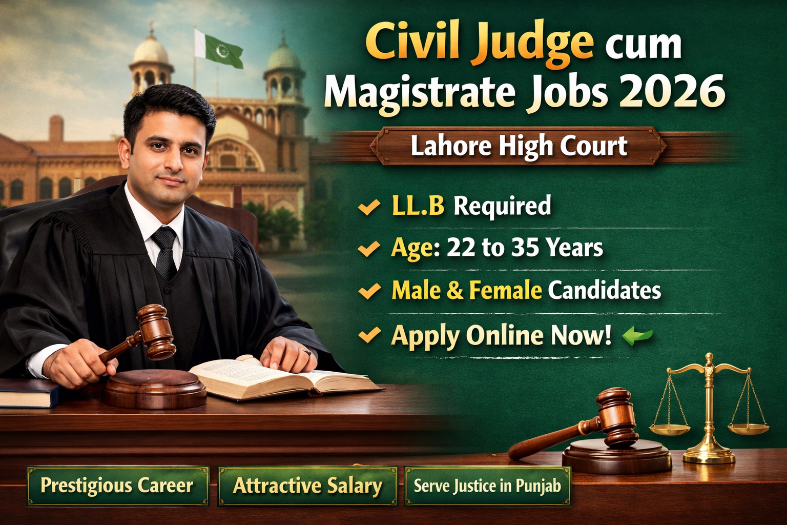 Civil Judge cum Magistrate Jobs 2026 Latest opportunity