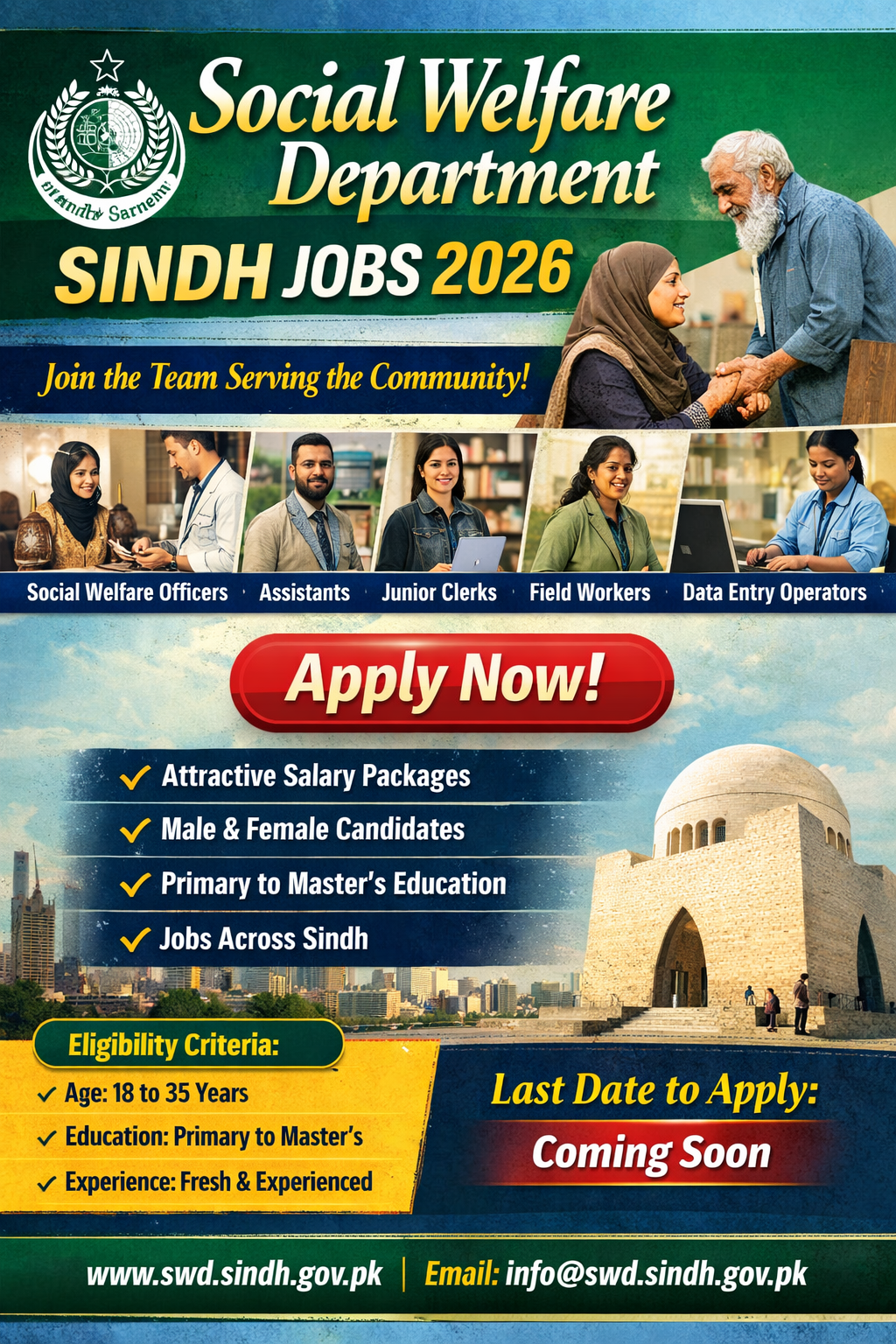 Social Welfare Department Sindh Jobs 2026 latest opportunity
