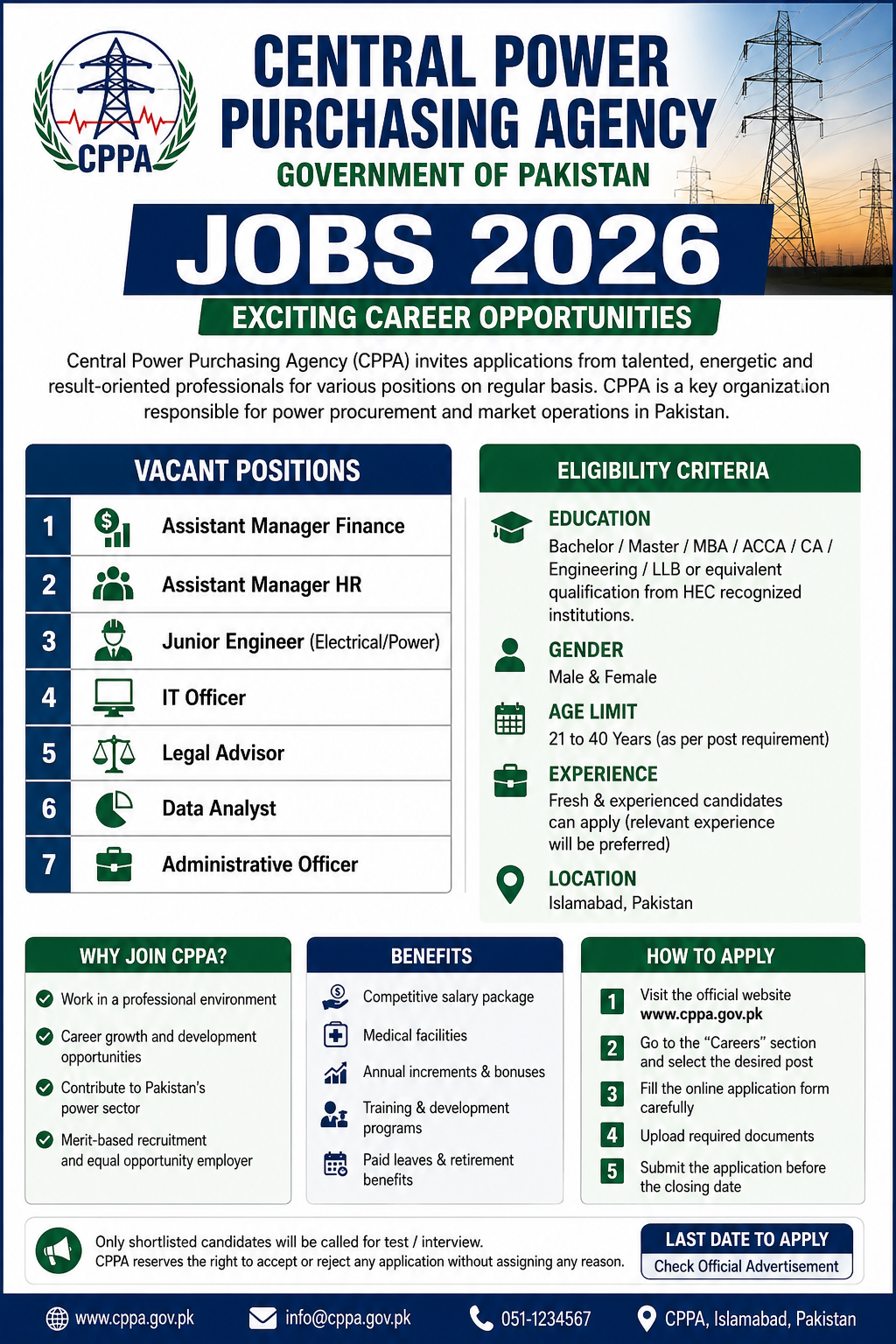 Central Power Purchasing Agency Jobs 2026 Latest opportunity